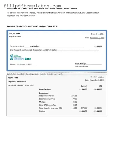 Fill a Valid Payroll Check Template