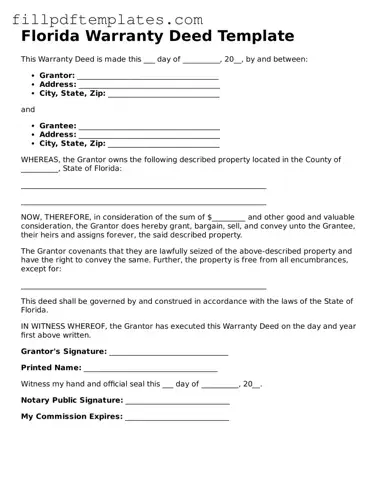 Blank Florida Deed Form