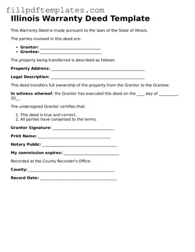 Blank Illinois Deed Form