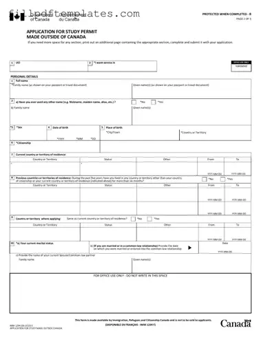 Fill a Valid Imm 1294 Template