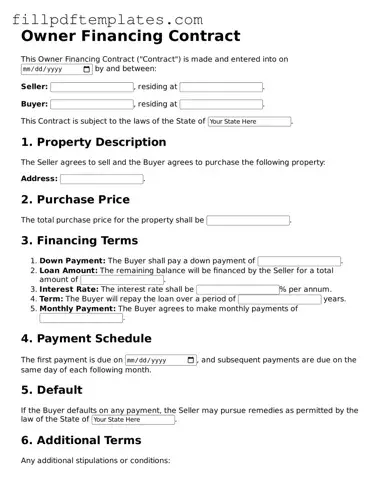 Valid Owner Financing Contract Form