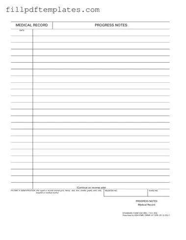 Fill a Valid Progress Notes Template